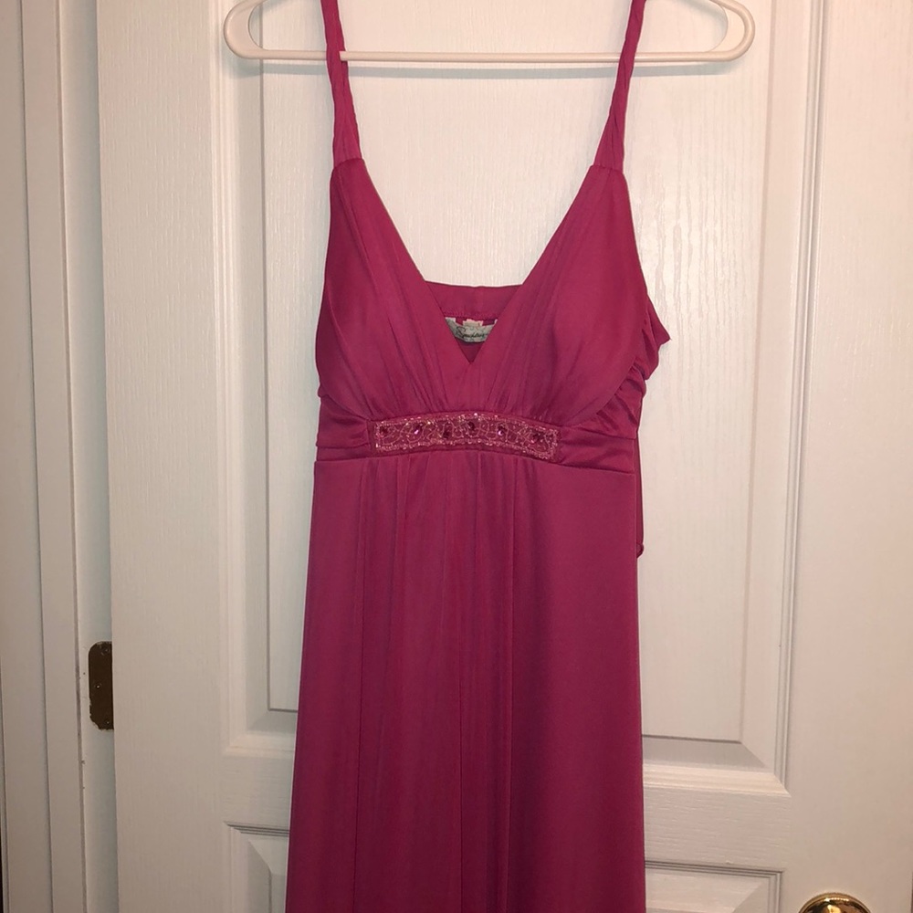 Pink party dress